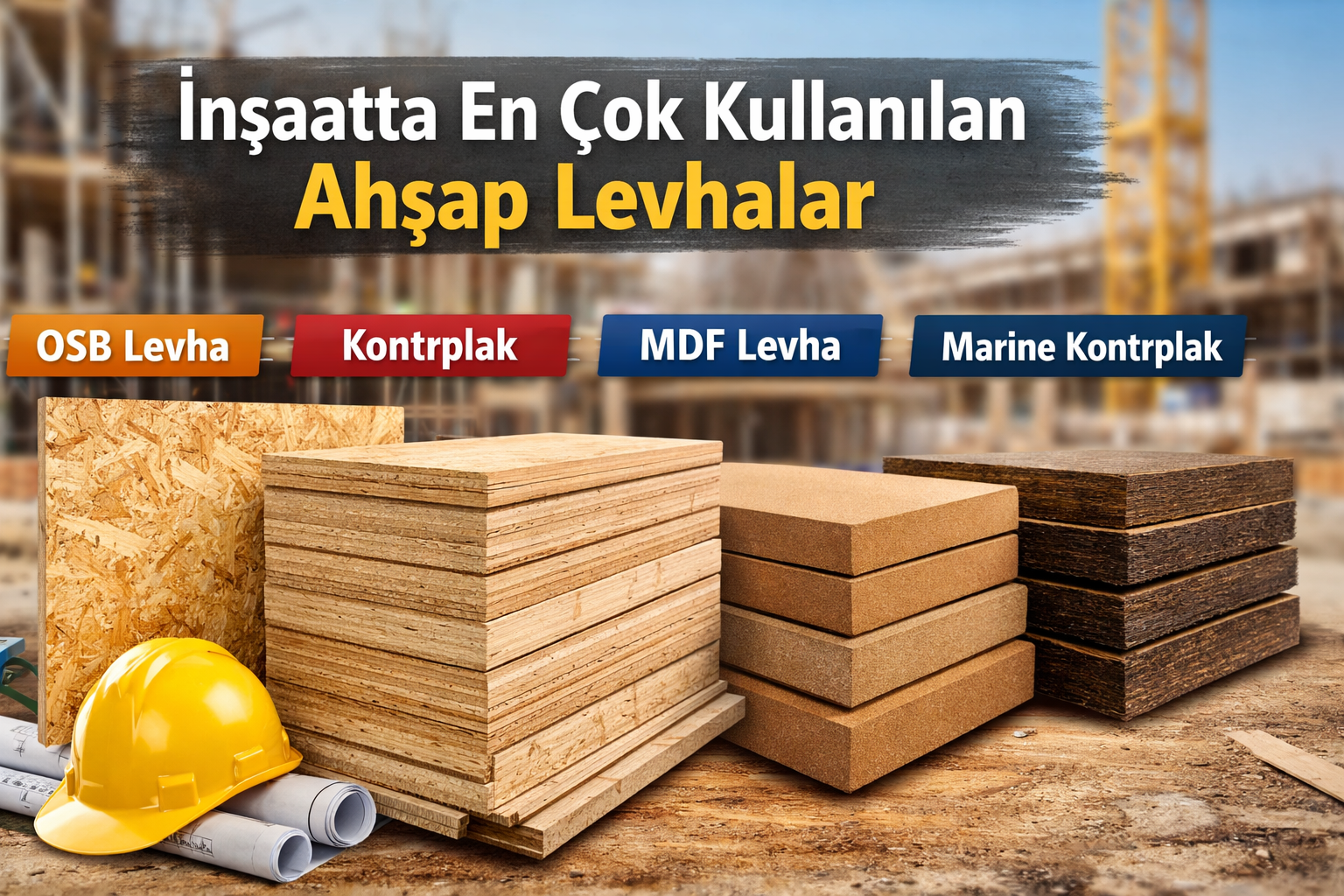 İnşaatta Kullanılan Ahşap Levha Türleri
